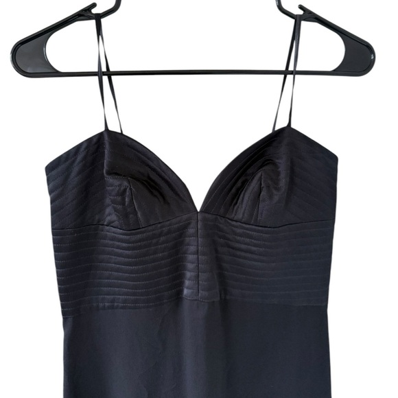 Max Mara Black 100% Silk Slip Dress - Picture 2 of 5